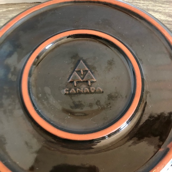 Vtg Blue Mountain Pottery Serving Plates with Handles - Picture 5 of 9